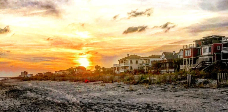 Folly Beach South Carolina Waterfront Homes